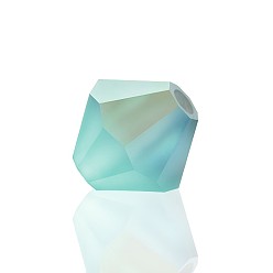 50005 20019 Caribbean Sea AB Matt Хрустальные бусины preciosa®, чешский хрусталь, биконус(451 69 302 рондель), 50005 20019 карибское море ab матовый, 4 мм, отверстие : 0.8 мм