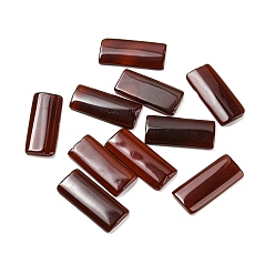 Carnelian Natural Carnelian Cabochons, Dyed & Heated, Rectangle, 22x10x2.7mm