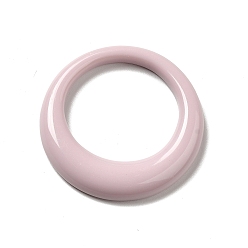 Pink Resin Linking Ring, Round Ring, Pink, 35x5mm, Inner Diameter: 24mm