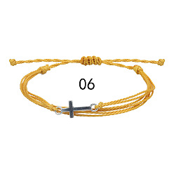6 Waterproof Wax Bracelet for Friendship, Couples and Beach Surfing Jewelry