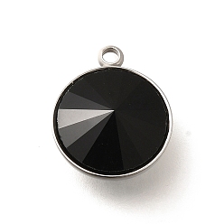 Реактивный Самолет 304 подвески из нержавеющей стали, со стразами, цвет нержавеющей стали, плоско-круглые, струя, 16.5x13.5x7.5 мм, отверстие : 1.6 мм