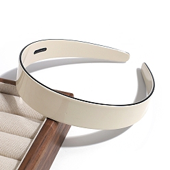 Белый Акриловые Ободки для Волос, аксессуары для волос для женщин и девочек, белые, 135x113 мм