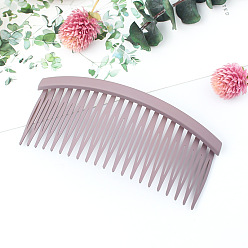 purple Minimalist Square 21-Tooth Hair Clip for Students with Non-Slip Grip and Frizz Control