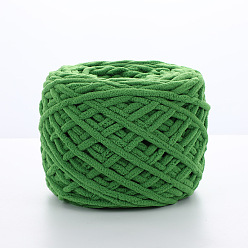 Medium Sea Green Soft Crocheting Polyester Yarn, Thick Knitting Yarn for Scarf, Bag, Cushion Making, Medium Sea Green, 6mm
