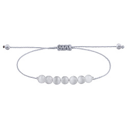 Кошачий Глаз Круглая бусина кошачий глаз в стиле бохо, плетеная бусина для женщин, 2 дюйм (5 см), внутренний диаметр: 11-3/4 дюйм (30 см)