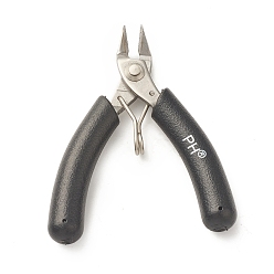 Black Iron Jewelry Pliers, Side Cutter Plier, Bent Nose Pliers, Black, 9x7.3x1.3cm