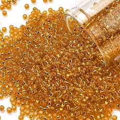 (30B) Silver Lined Hyacinth Тохо 11/0 круглые бусины, японский бисер, (30 b) гиацинт с серебряной подкладкой, 11/0, 2.2 мм, отверстие : 0.8 мм, Около 1110 шт / 10 г