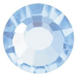 60000 Aquamarine Камни preciosa® crystal hotfix с плоской основой, чешский хрусталь, круглый(438 11 612 шатон роза вива 12 ®), 60000 аквамарин, ss 8 (2.3~2.5 мм)