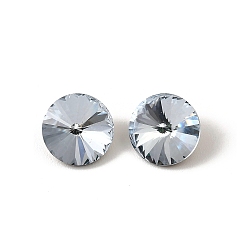 Свет Сапфира K 5 кабошоны из стеклянного страза, задние и задние, граненые, конус, горный хрусталь Риволи, света сапфир, 8x4 мм