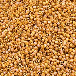 (DB2303) Matte Opaque Glazed Honey Bee AB Бусины miyuki delica, цилиндр, японский бисер, 11/0, (db2303) матовая непрозрачная глазурь медоносная пчела ab, 1.3x1.6 мм, отверстие : 0.8 мм, около 10000 шт / упаковка, 50 г / мешок