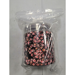 Персиковый Слойка Nbeads фарфоровые кабошоны ручной работы, отпечаток лапы, розовые, 5x7x0.5 мм, 185 г / коробка
