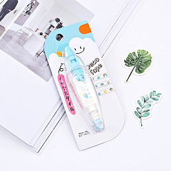 Cloud ABS Plastic Decorative Correction Tape, for Scrapbooking Greeting Card Diary Stationery School Supplies, Cloud Pattern, 110x27x20mm