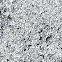 (DP160) Crystal Luster Миюки 3.4мм капельные бусины, японский бисер, прозрачные цвета lustered, (dp160) кристальный блеск, 3.4x3 мм, отверстие : 0.65 мм, Около 900 шт / 50 г