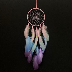 Circle Dreamcatcher Wall Decor for Girl's Room, Porch, or Doorway