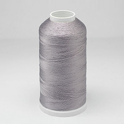 Dark Gray Nylon Thread, For Tassel Making, Dark Gray, 0.3mm, about 1093.61 yards(1000m)/roll