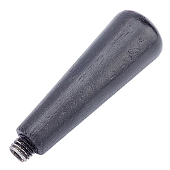 Black Purshia Handle, Wax Sealing Stamp Melting Brass Spoon Accessories, Black, 65x20.5mm