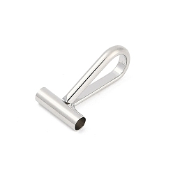 Платина Латунный трансфер, платина, 22x12x9 мм, отверстие : 3 мм