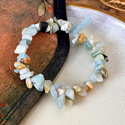 Flower Amazonite Браслеты из натуральных цветочных бусин амазонита для женщин