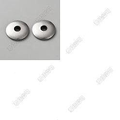 Нержавеющая Сталь Цвет 140шт. проставки для винтов из нержавеющей стали, плоско-круглые, цвет нержавеющей стали, 25x4 мм