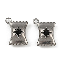 Реактивный Самолет 304 прелести нержавеющей стали, со стразами, конфетное очарование, струя, 14.5x11.5x5.5 мм, отверстие : 1.6 мм