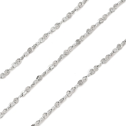 Нержавеющая Сталь Цвет 304 змеевиковые цепи из нержавеющей стали, несварные, с катушкой, цвет нержавеющей стали, 0.04 дюйм (0.1 см)