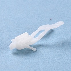 White 3D Resin Model, UV Resin Filler, Epoxy Resin Jewelry Making, Female Diver, White, 11x8x31mm