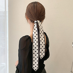 Polka Dot Cloth Headband, Scarves, Wide Hair Accessories for Women, Polka Dot Pattern, 850x55mm