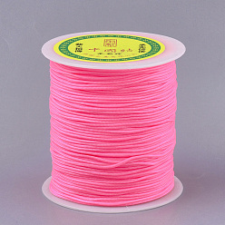 Hot Pink Nylon Thread, Hot Pink, 1.5mm, about 120.29 yards(110m)/roll