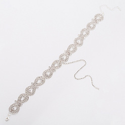 white Sparkling Crystal Choker Necklace for Women - Sexy Nightclub Collarbone Chain with Rhinestones and Glamorous European Style (N376)