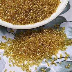 (DB2372) Внутри Окрашенных Бархатцев Бусины miyuki delica, цилиндр, японский бисер, 11/0, (дБ 2372) внутри окрашенного календулы, 1.3x1.6 мм, отверстие : 0.8 мм, Около 2000 шт / 10 г