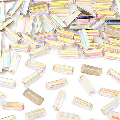 00030 200 Crystal AB Фантазийные кристаллы preciosa® maxima, чешский хрусталь, 435 26 212 багет, срыв твердой мозговой оболочки, 00030 200 кристалл аб, 7x3 мм