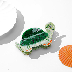 Turtle Морские животные ацетат целлюлозы заколки для волос коготь, аксессуары для волос для женщин и девочек, черепаха, 90x45x35 мм
