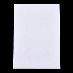 White 11.6x8.2 Inch Stick and Stitch Embroidery, A4 Non-woven Water Soluble Fabric, Wash Away Embroidery Stabilizer, No Pattern, White, 297x210x0.4mm