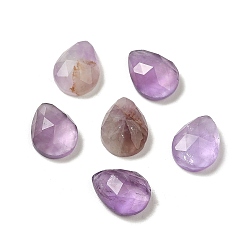 Аметист Природный аметист кабошонов, слеза, граненые, 6x8x3 мм