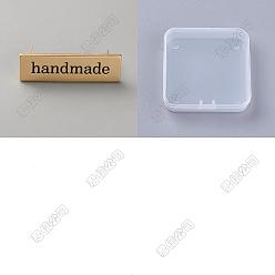 Золотой 12шт. сплав, ручная работа, одежда, джинсы, обувь, сумки, этикетка, золотые, 40x12x2~15 мм