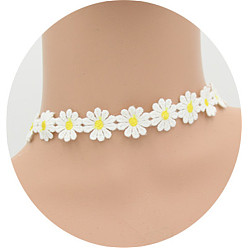 show as picture European Daisy Lace Choker Necklace for Lolita Look