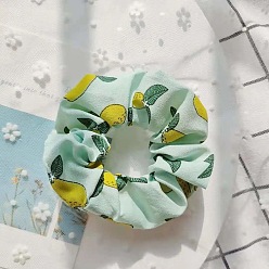 Green colon rings of pear-shaped duck Sweet and Cute Fruit Hair Accessories for Students - Simple and Fairy Headbands