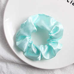 C83-Sky Blue Colorful Satin Hairband for Women - Stylish and Comfortable Headband for All Occasions.