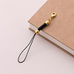 Черный Ремешки из полиэстера, С золотыми результатами железа, чёрные, 88 мм