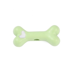 Нектар Стойка гальваническое покрытие распылением сплав эмалированные шарики, без кадмия, без никеля и без свинца, собачья кость с сердцем, нектар, 15x7x5 мм, отверстие : 1.6 мм