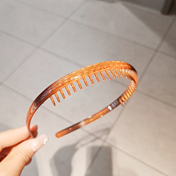 Темно-Оранжевый Пластиковые резинки для волос расчески, аксессуары для волос для женщин и девочек, темно-оранжевый, 120 мм