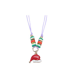 Necklace 11 Colorful Christmas Tree & Santa Claus Bracelet and Necklace Set for Kids
