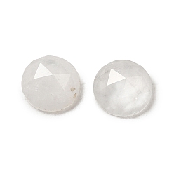 Хрусталь Кристалл кабошоны природного кварца, граненые, полукруглый, 6x2.8 мм