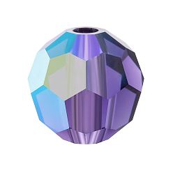 20480 200 Deep Tanzanite AB Хрустальные бусины preciosa®, чешский хрусталь, 451 19 602 круглый, 20480 200 глубокий танзанит ab, 4 мм, отверстие : 1 мм