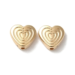 Golden CCB Plastic Beads, Heart, Golden, 9x9.5x3.5mm, Hole: 1.4mm