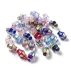 Mixed Color Transparent Acrylic Beads, Cone, Mixed Color, 13x9mm, Hole: 2.8mm