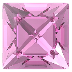 70010 Rose Фантазийные кристаллы preciosa® maxima, чешский хрусталь, 435 23 615 квадратный, срыв твердой мозговой оболочки, 70010 роза, 6x6 мм