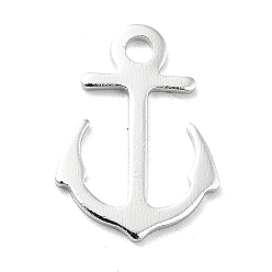 925 Sterling Silver Plated Brass Pendants, Long-Lasting Plated, Cadmium Free & Lead Free, Helm, 925 Sterling Silver Plated, 16x11.5x0.7mm, Hole: 1.8mm