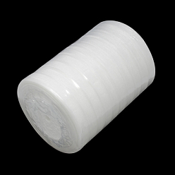 Blanc Ruban d'organza, blanc, 3/8 pouce (10 mm), 50 yards / rouleau (45.72 m / rouleau), 10 rouleaux / groupe, 500yards / groupe (457.2m / groupe)
