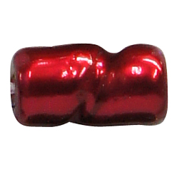 Dark Red Grade A Glass Pearl Beads, Painted, Teardrop, Dark Red, 16x8mm, Hole: 1mm, about 24pcs/strand